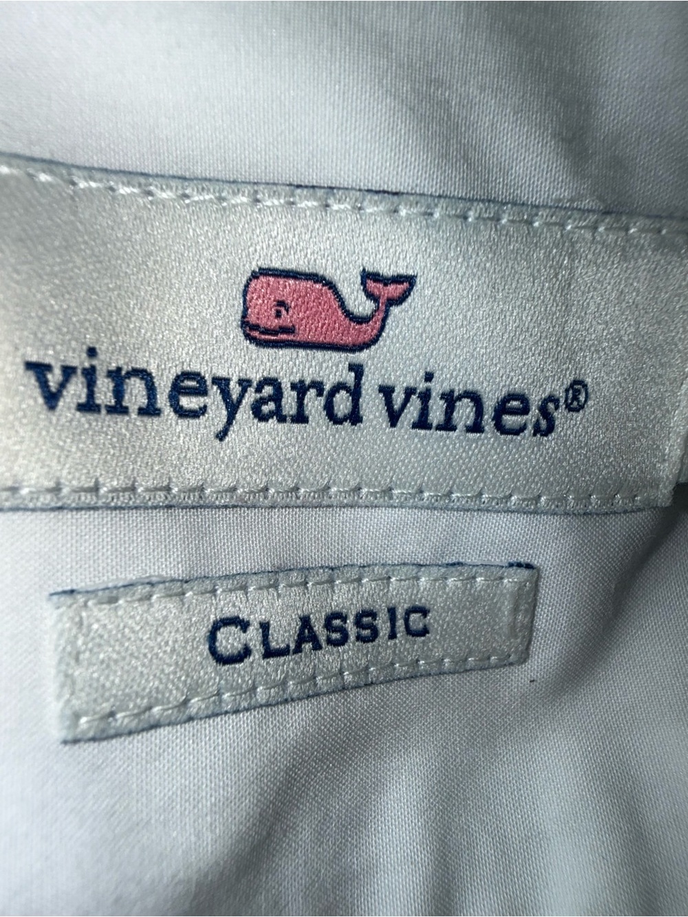 Vineyard Vines White Long-Sleeve Button-Down Shirt - Picture 2 of 3